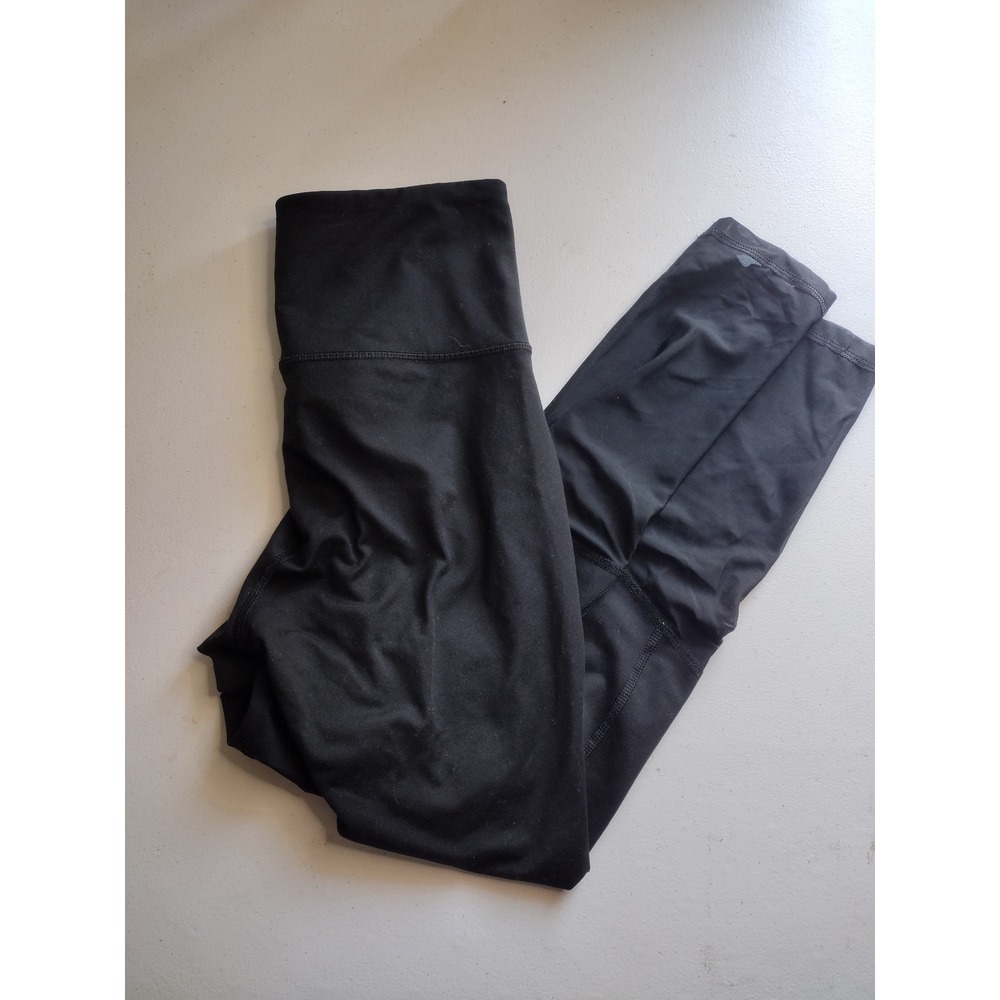Old Navy Active Go-Dry Black High-Waisted Athletic Leggings‎ Workout Womens